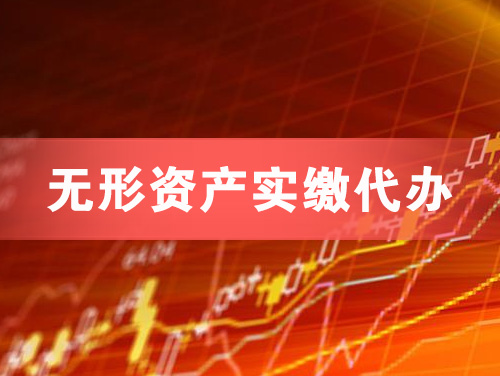 岑溪无形资产实缴资本代办